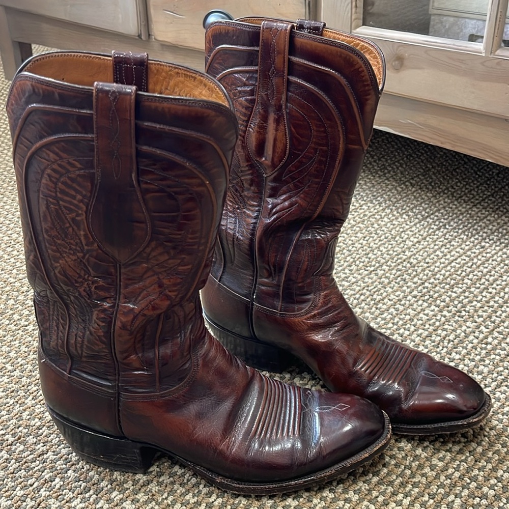 Vintage Lucchese Men’s Leather Boots